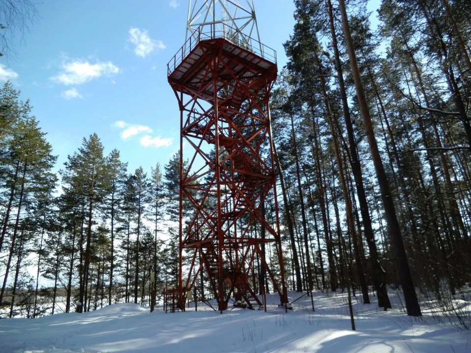 Rudesos (Baltųjų Lakajų) apžvalgos bokštas | Apžvalgos bokštai aukštaitijoje | Autorius: vietoves.lt