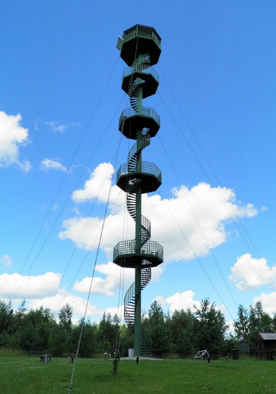 Sartų ežero apžvalgos bokštas :: Apžvalgos bokštai Aukštaitijoje