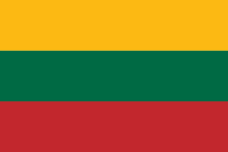 Horizontali Lietuvos vėliava