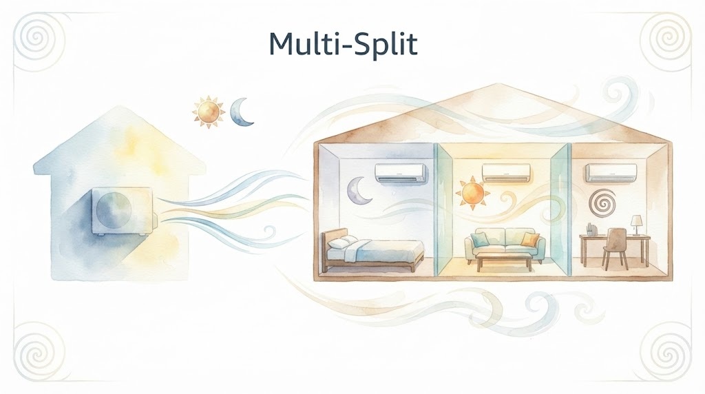 Multi‑Split oro kondicionavimo sistema
