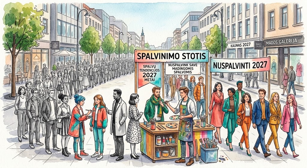 Spalvos 2027 metais