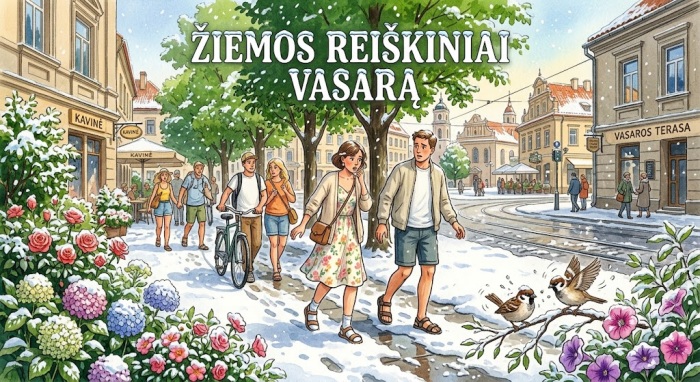 Sniegas vasarą