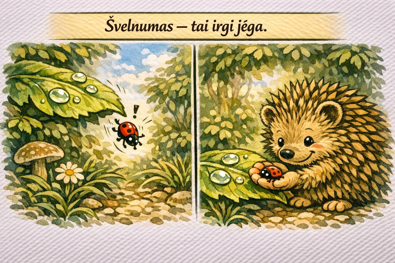 Švelnumas – tai irgi jėga